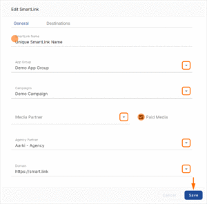 New SmartLink General Settings